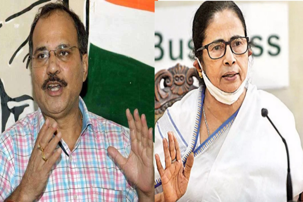 mamta banerjee and adhir ranjan chaudhary