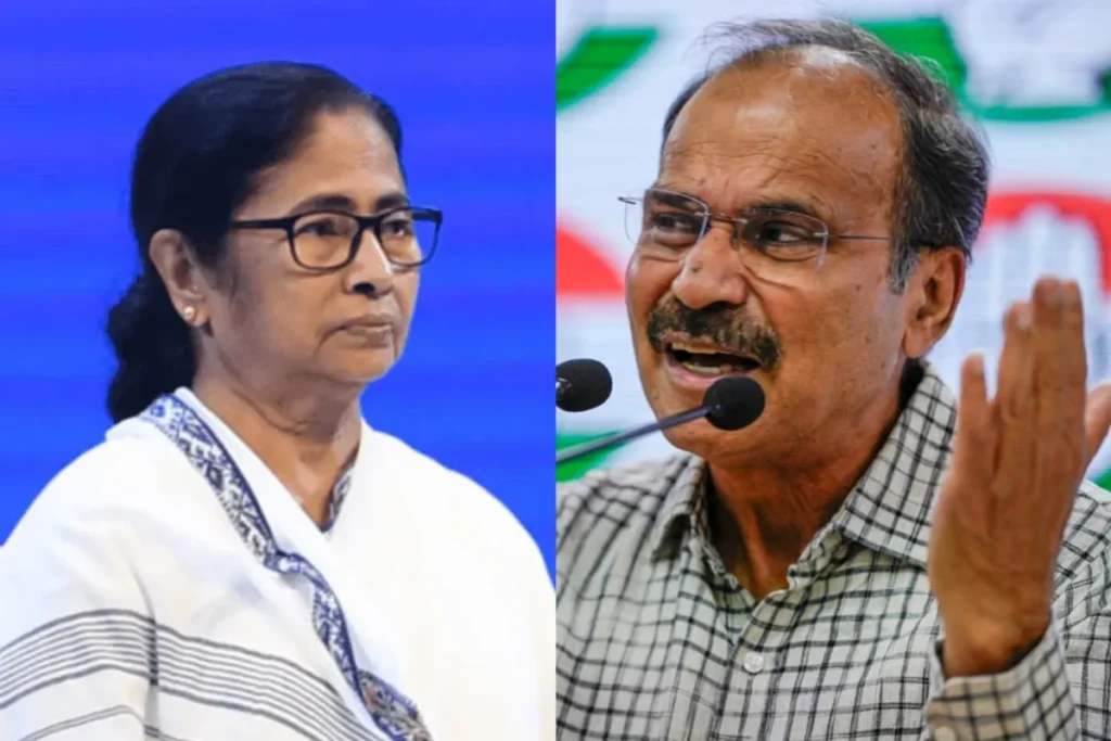Mamata Banerjee Adhir Ranjan Chowdhury