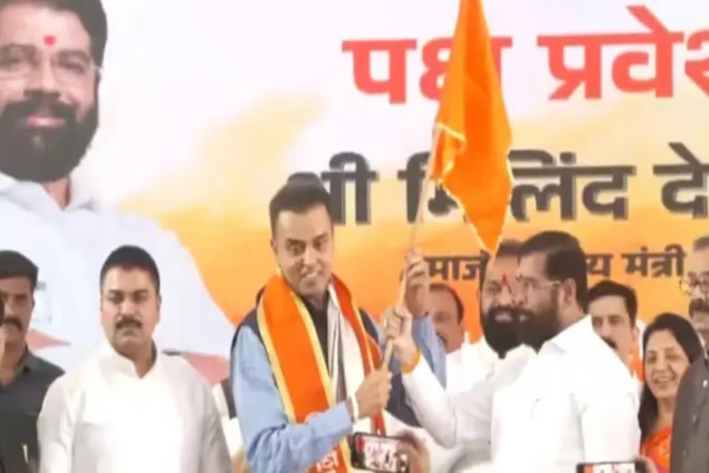 Milind Deora Joined Shiv sena