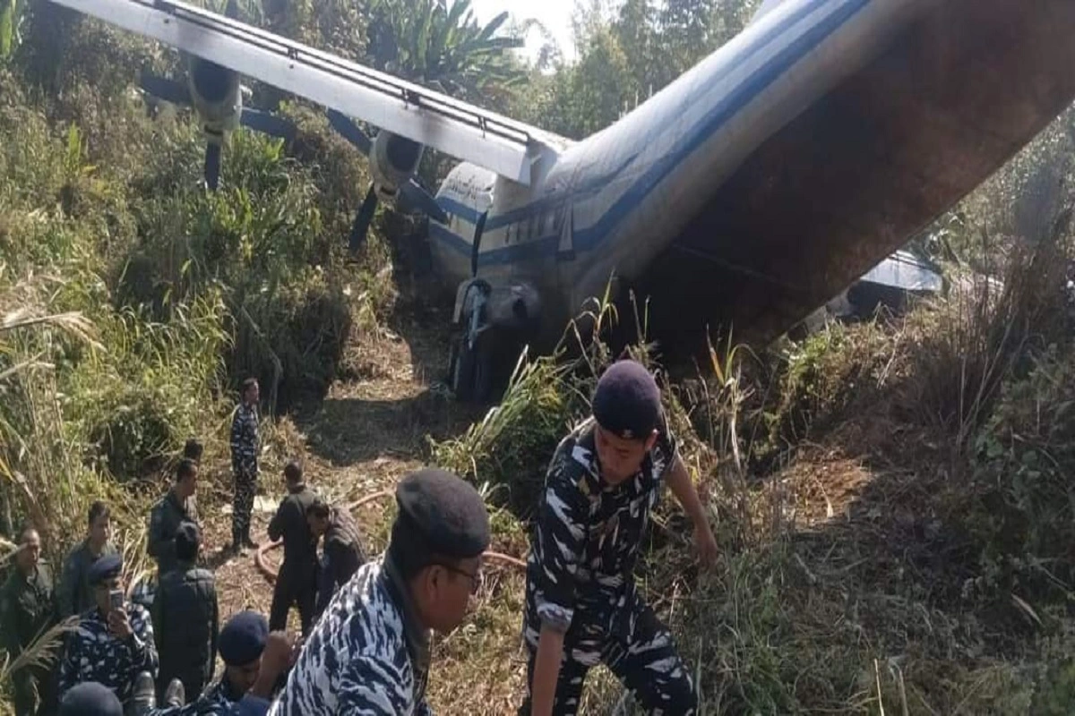 मिजोरम में बड़ा हादसा, लेंगपुई हवाई अड्डे पर बर्मी सेना का विमान हुआ दुर्घटनाग्रस्त, 6 लोग हुए जख्मी