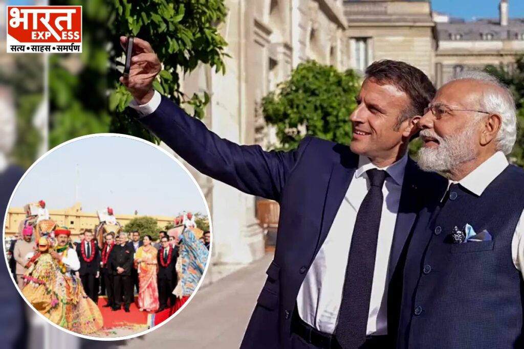 PM Modi Emmanuel Macron