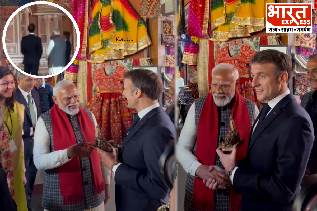 PM Modi Gift to Macron: PM मोदी ने फ्रांस के राष्‍ट्रपति को उपहार में दी राम मंदिर की प्रतिकृति, देखें VIDEO