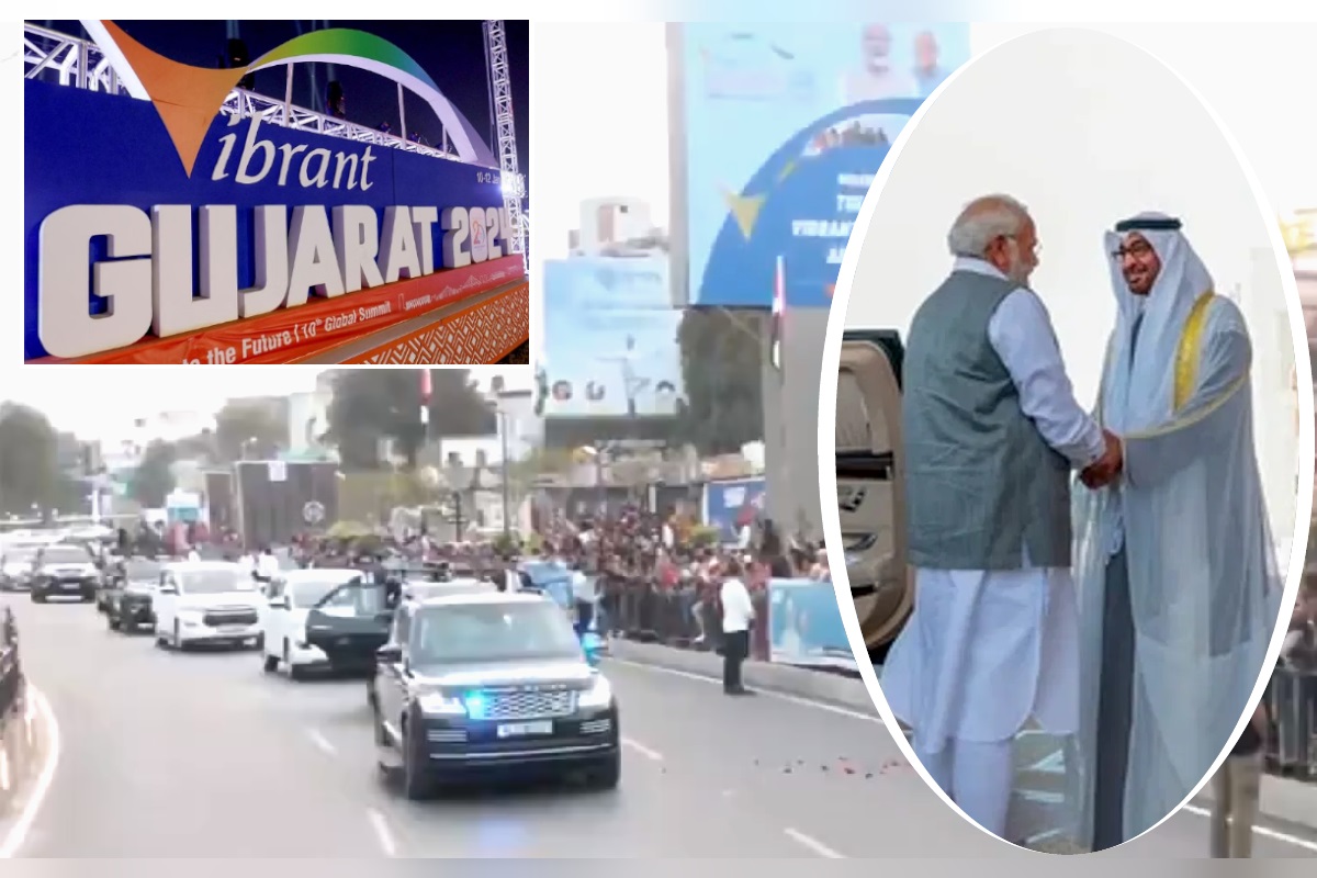 Vibrant Gujarat: PM मोदी ने गुजरात में UAE के राष्ट्रपति के साथ किया 3KM लंबा रोड शो, होगी द्विपक्षीय वार्ता