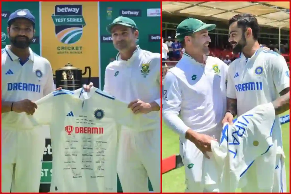 Rohit Sharma, Virat Kohli And Dean Elgar