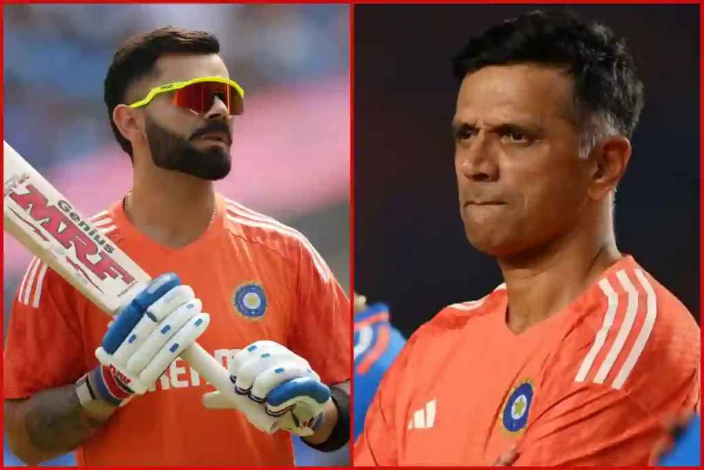 Virat Kohli And Rahul Dravid