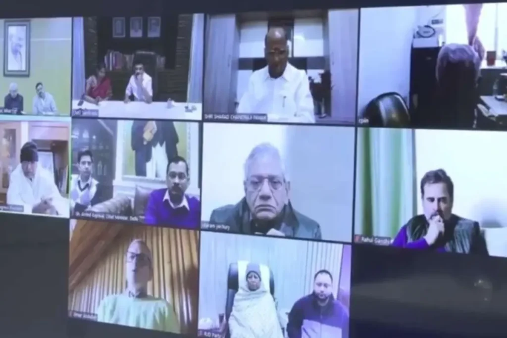 INDIA Bloc Virtual Meeting