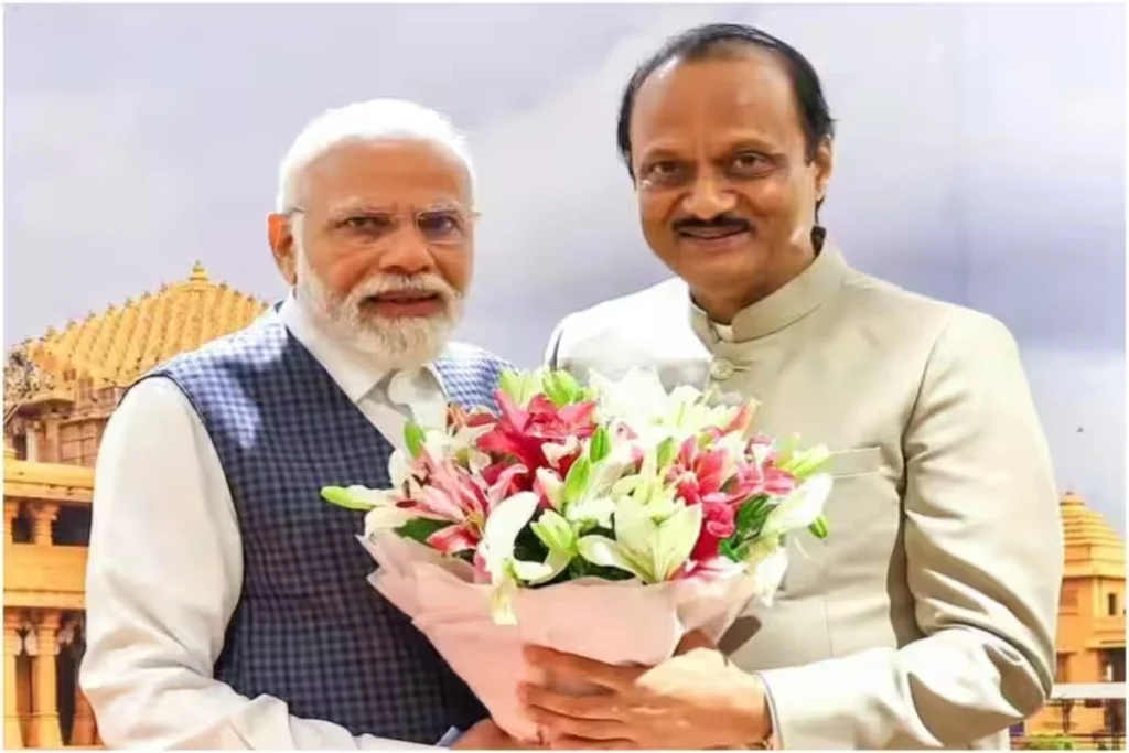 Ajit Pawar explain why left sharad pawar
