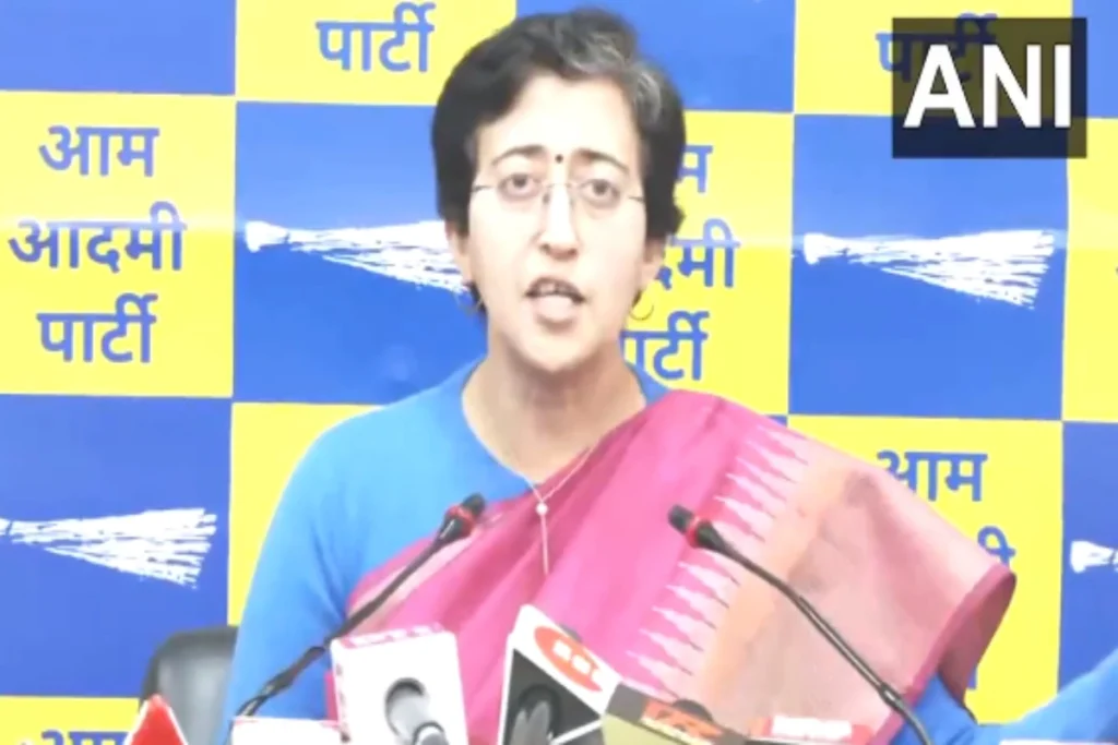 Atishi marlena Slams on ED Raid
