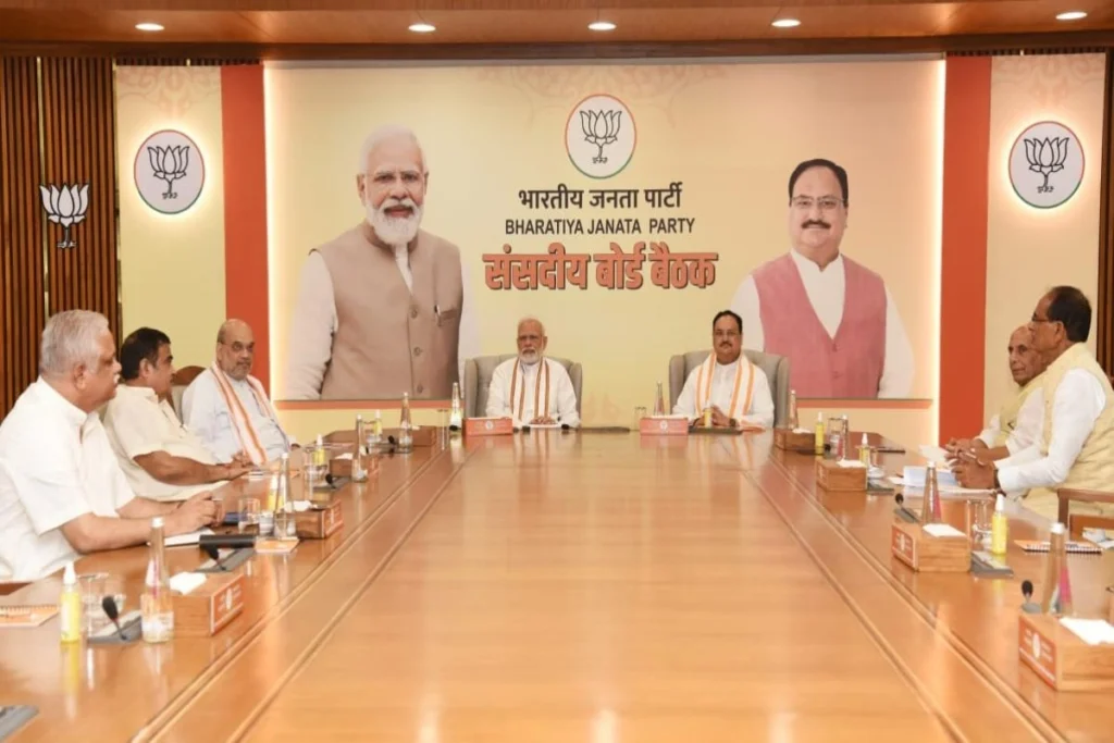 BJP Parliamentary Board  will elect party president