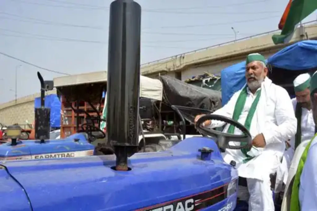 Famer Protest Punjab Haryana tractor rally