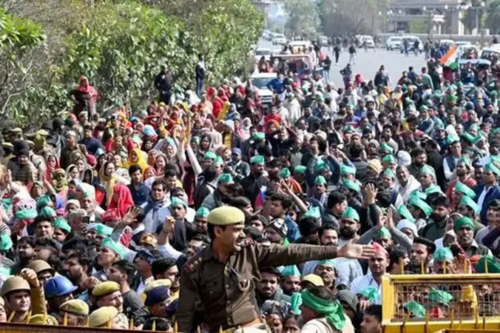 farmers protest
