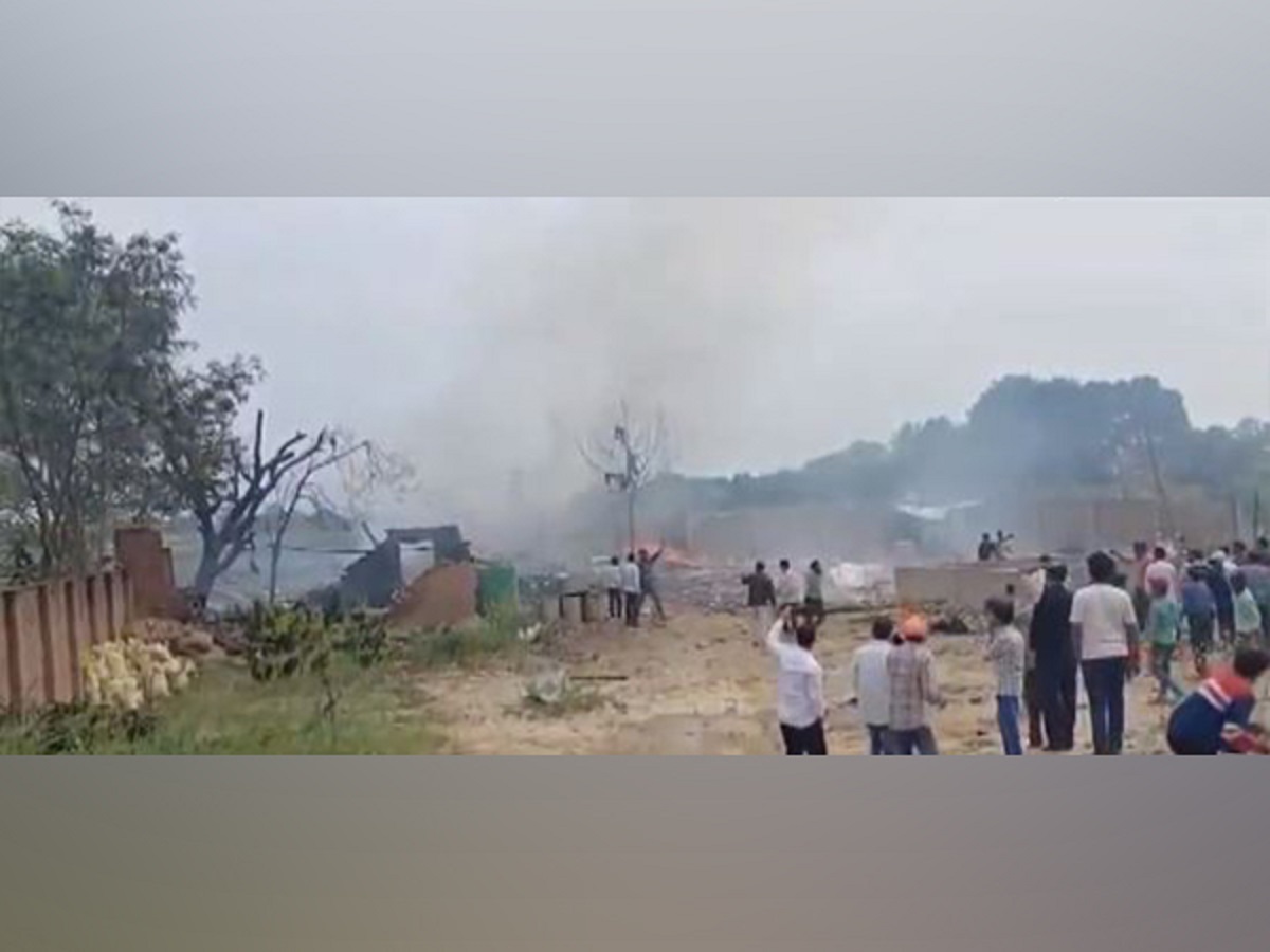 Firecrackers Factory Blast Kaushambi