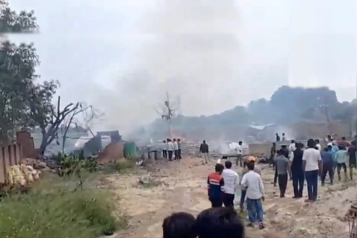 Kaushambi Firecrackers Factory Blast In uttar pradesh today many people lost their lives