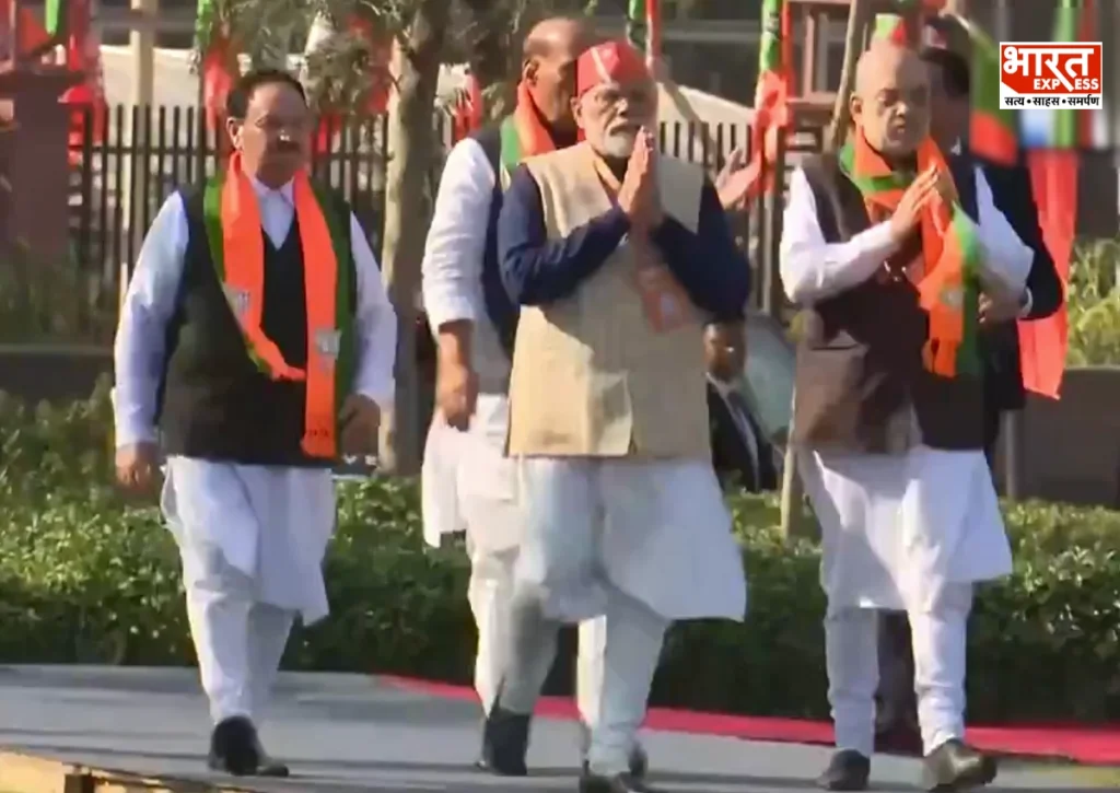 PM Modi Amit Shah Rajnath JP Nadda