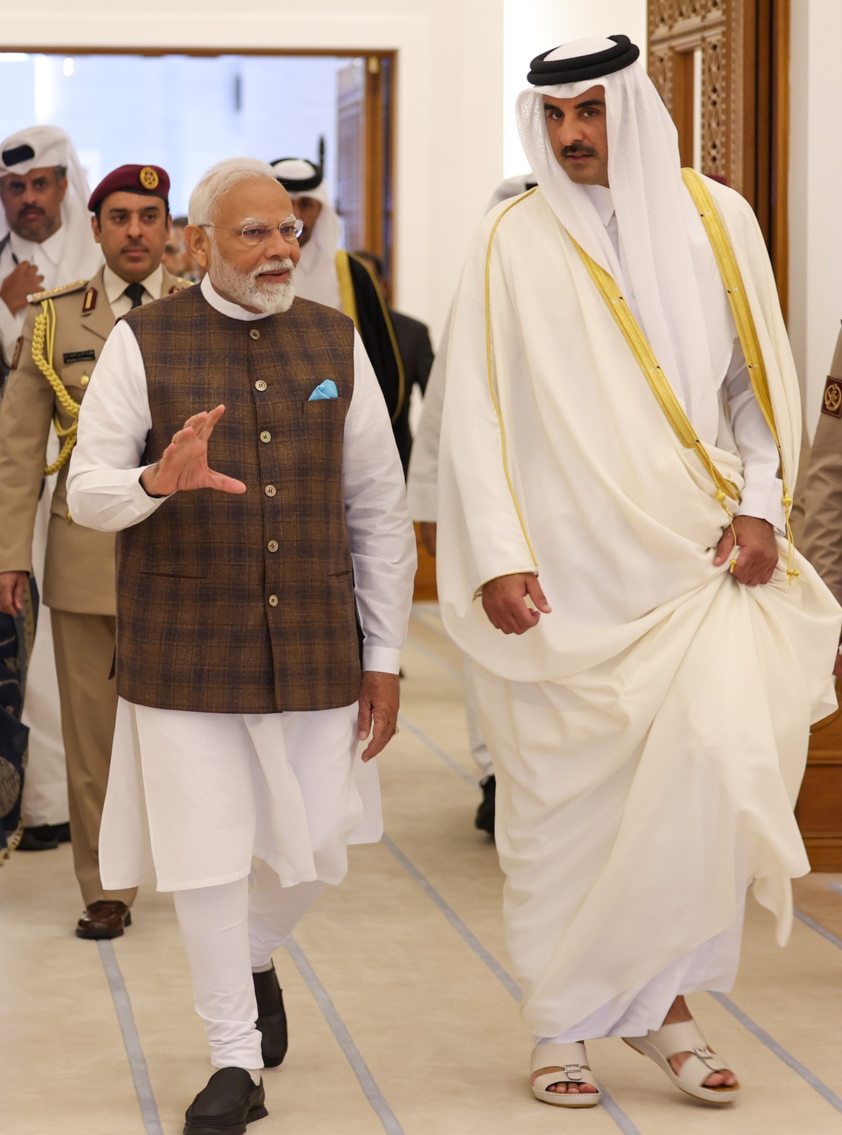 PM Modi Qatar visit