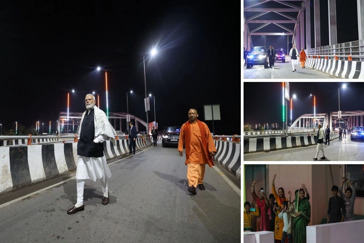 PM Modi In Varanasi: काशी में आधी रात को ‘प्रधान सेवक’ ने नई परियोजना का ऐसे किया निरीक्षण, CM योगी भी रहे साथ- VIDEO