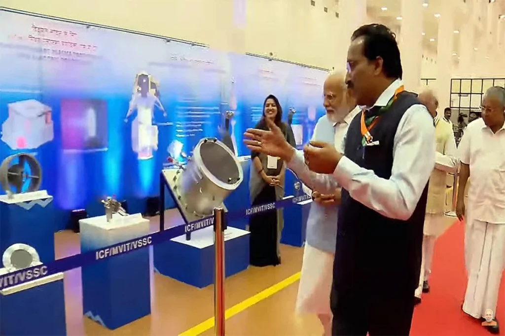 PM Narendra Modi in VSSC