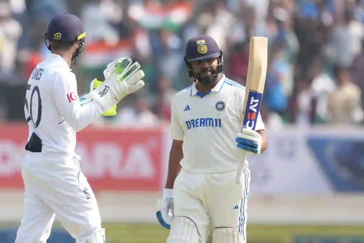IND vs ENG: राजकोट में रोहित शर्मा ने खेली कप्तानी पारी, ठोका टेस्ट करियर का 11वां शतक