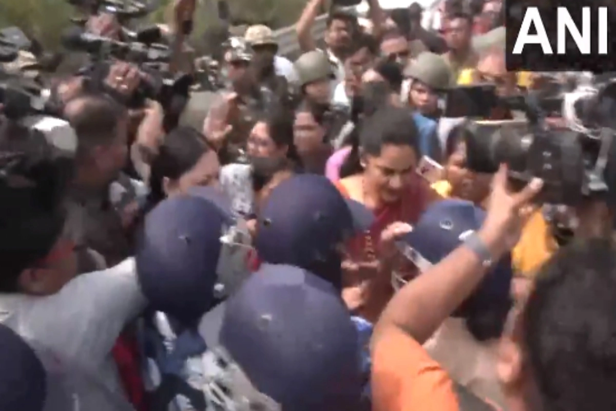 संदेशखाली जा रहे भाजपा डेलीगेशन को पुलिस ने रोका, मंत्री अन्नपूर्णा बोलीं- हमे रोकने की बजाय शाहजहां को पकड़े