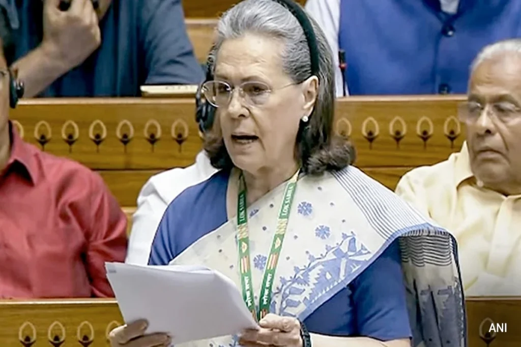Sonia Gandhi file nomination for Rajya Sabha