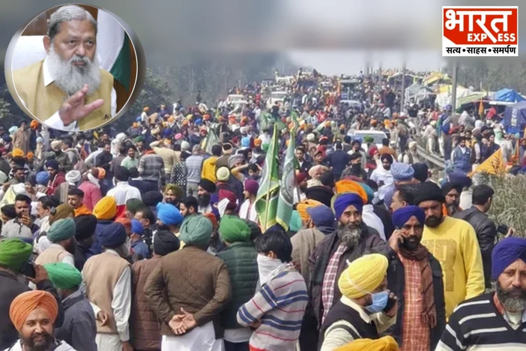 farmers Protest Anil Vij