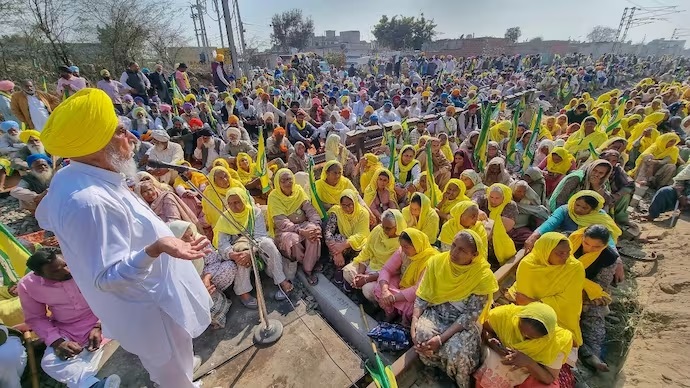 punjab haryana farmers protest 