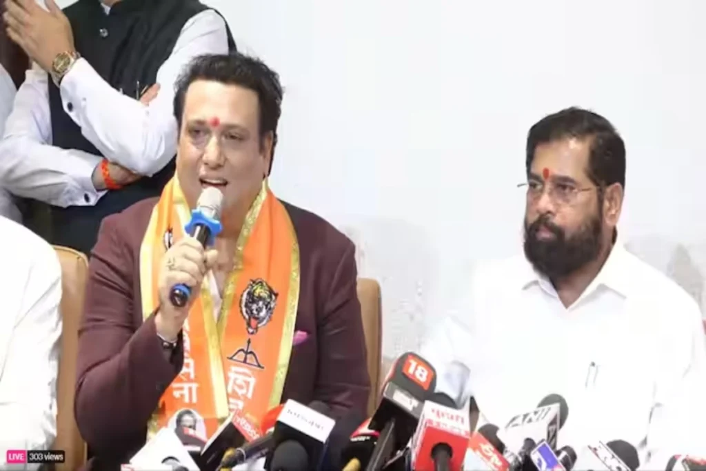 Actor Govinda joins Shiv Sena Shinde