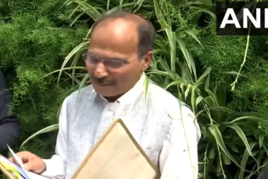 Adhir Ranjan chaudhary on appointment of EC