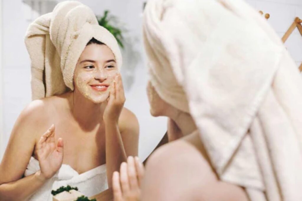 Almond Face Scrub