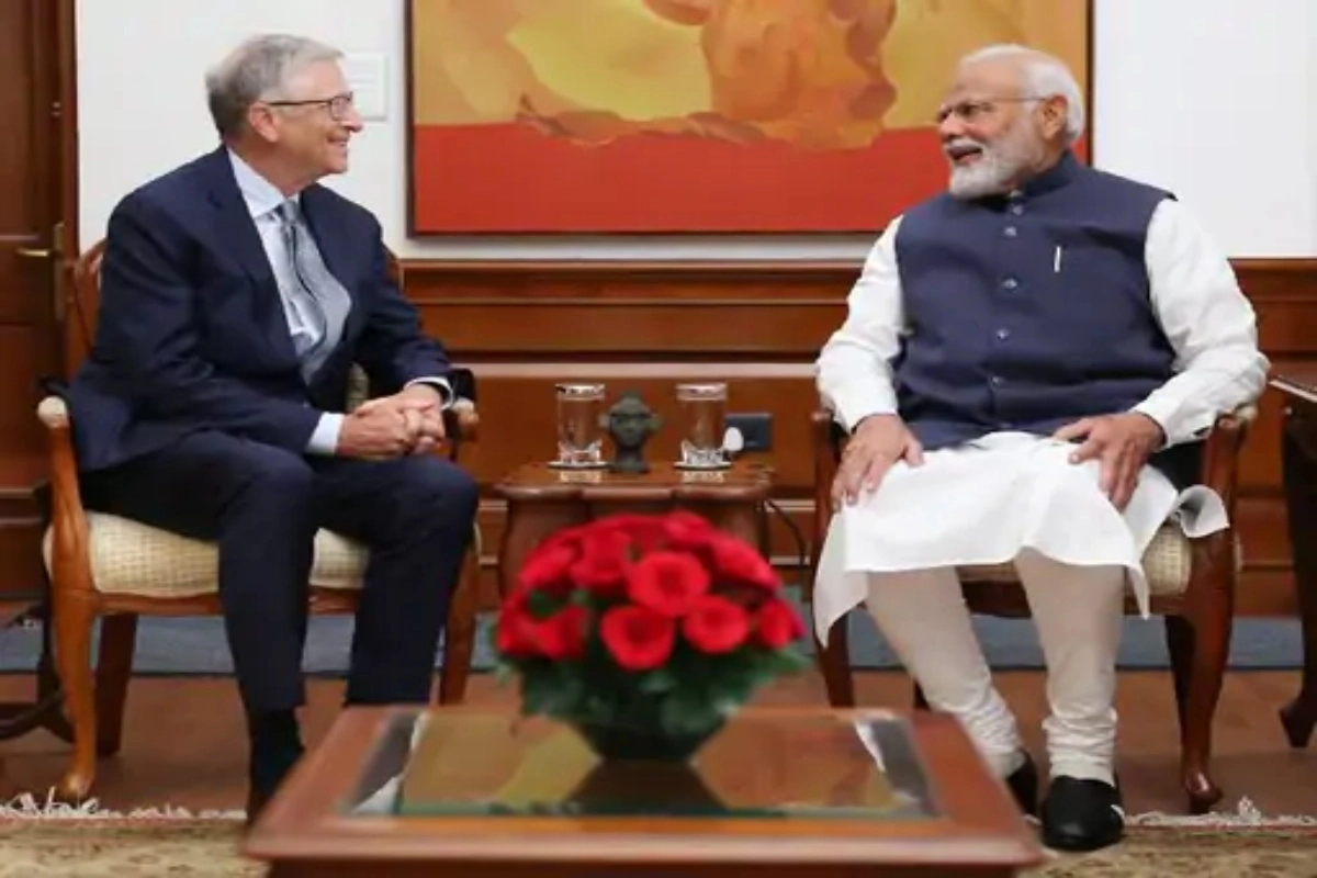 बिल गेट्स ने PM मोदी से की मुलाकात, बोले- आपसे मिलना हमेशा प्रेरणादायक