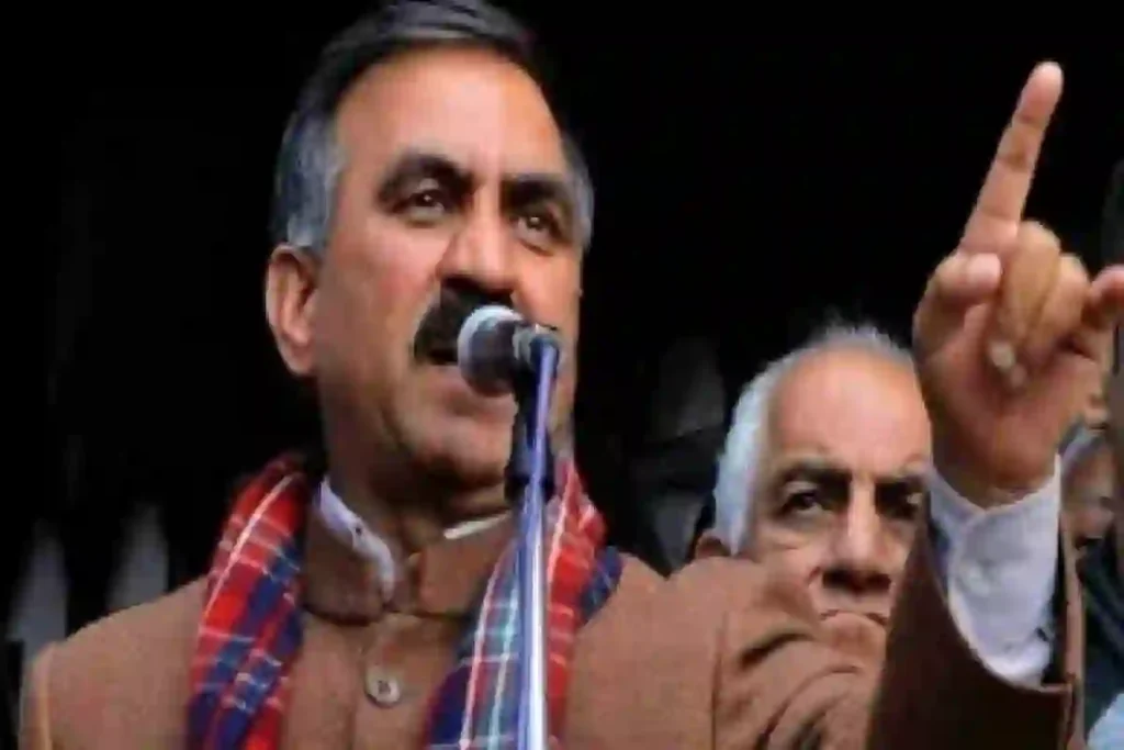 CM Sukhvinder singh Sukhu