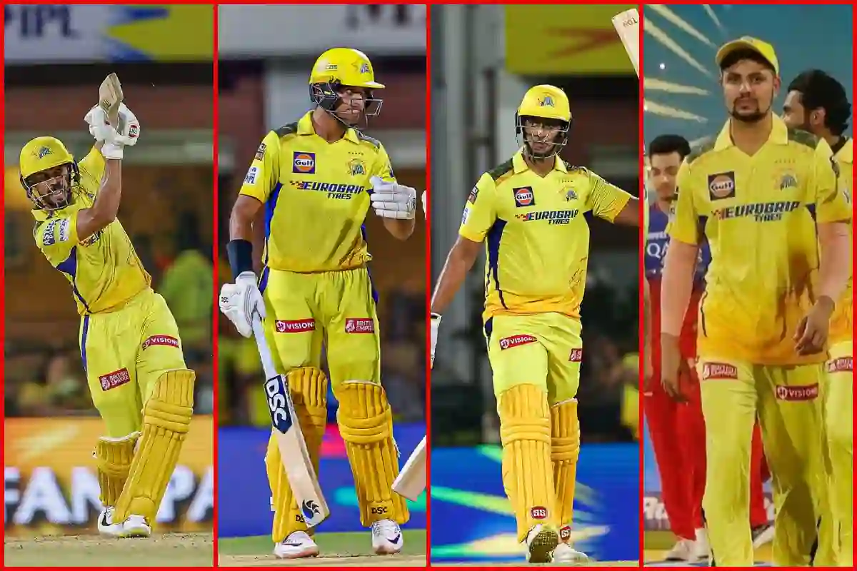 CSK vs GT: ऋतुराज गायकवाड़, रचिन रवींद्र के बाद शिवम दुबे की तूफानी बल्लेबाजी, सीएसके ने बनाए 206 रन