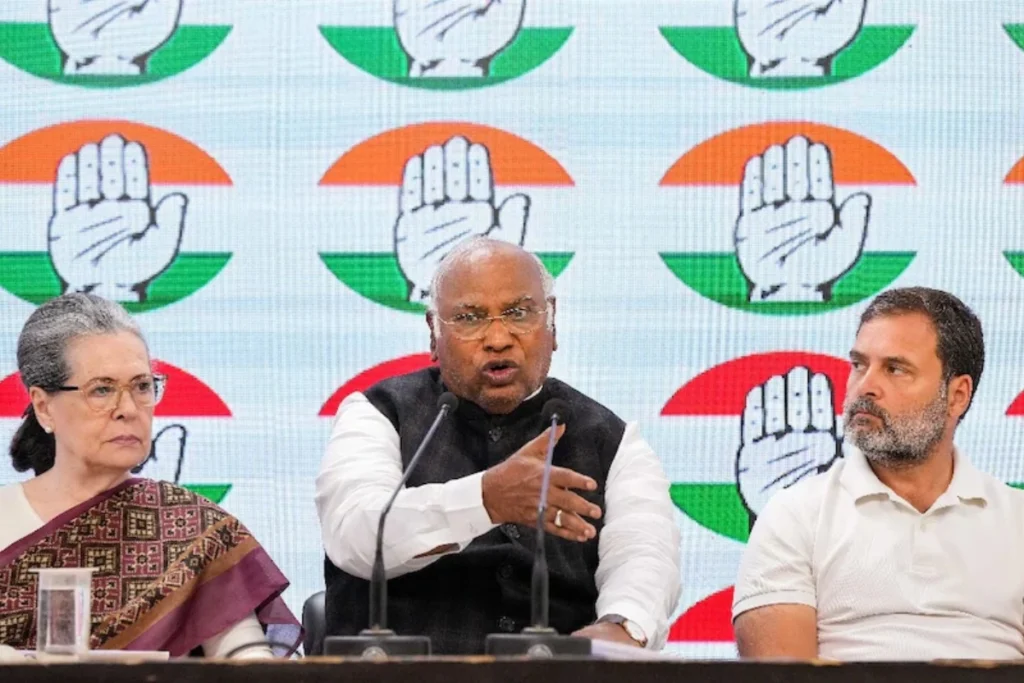 कांग्रेस ने जारी किया संकल्प पत्र.