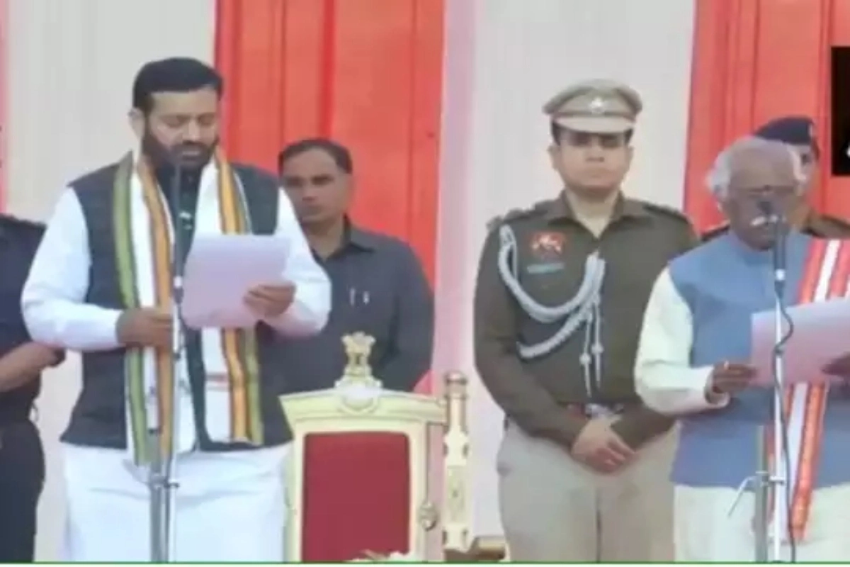 Naib Singh Saini take oath CM of Haryana