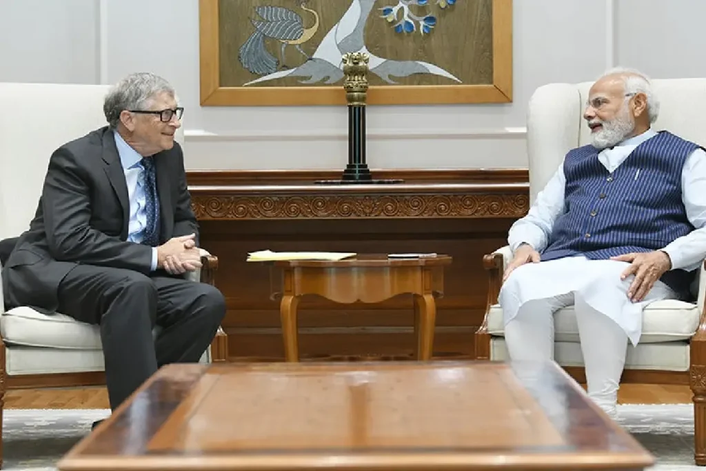 PM Modi and Bill Gates