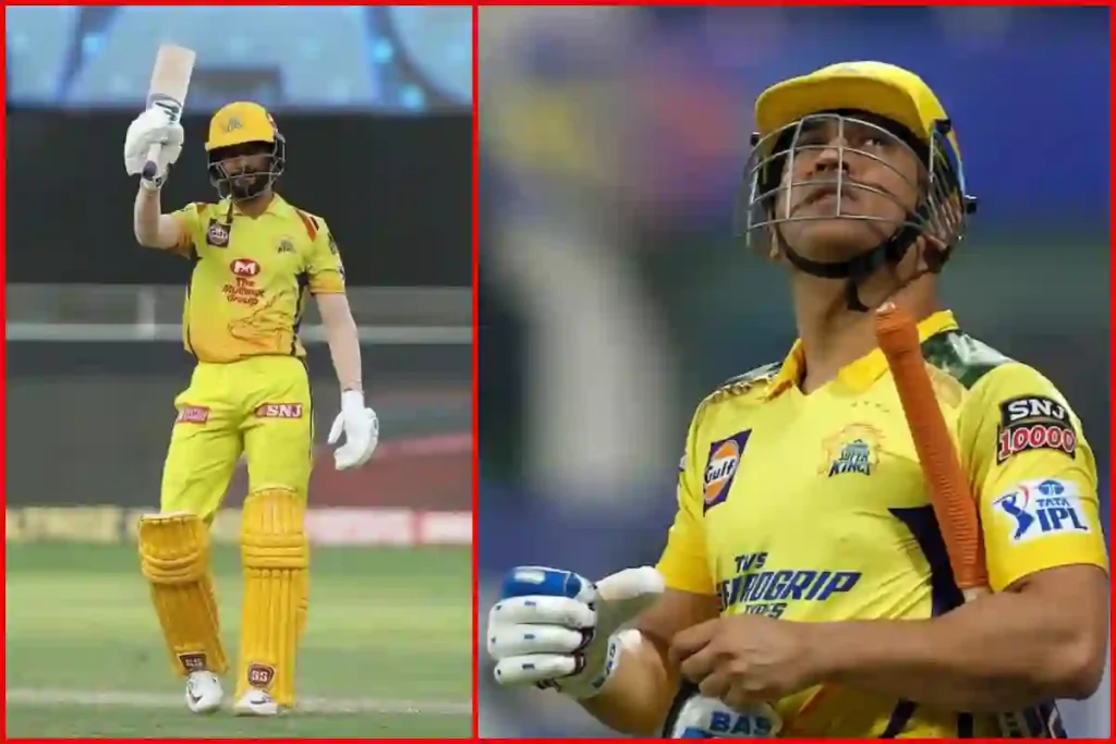 Ruturaj Gaikwad and MS Dhoni