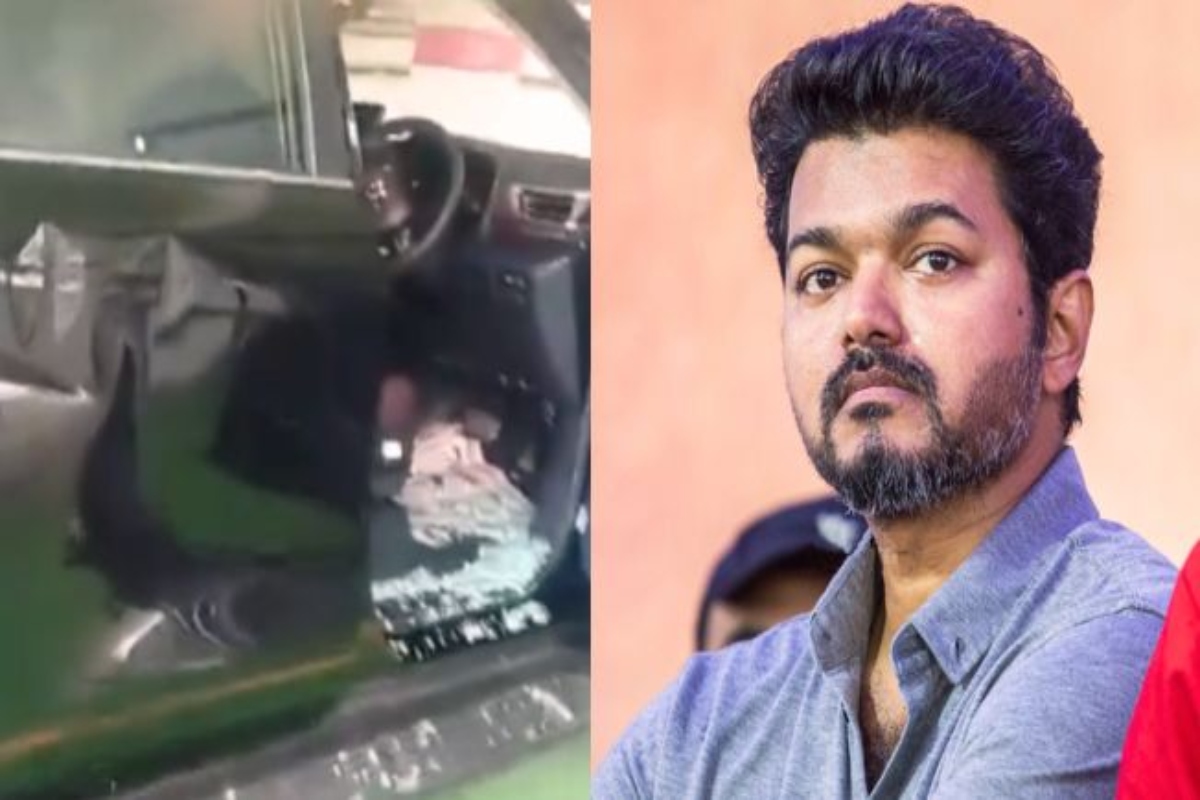 बड़े हादसे का शिकार हुए Thalapathy Vijay! कार भी हुई चकनाचूर, देखें वीडियो