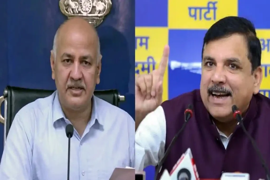 manish sisodia and sanjay singh