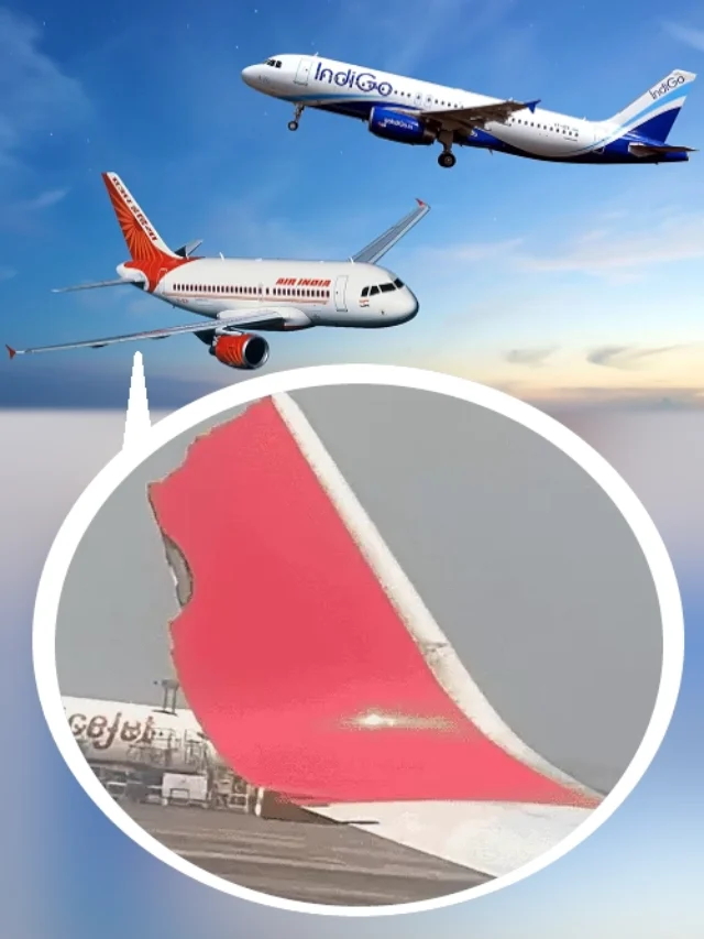आसमान छूने से पहले Air India से टकराया Indigo विमान, टूट गई पंख, कैसे ?