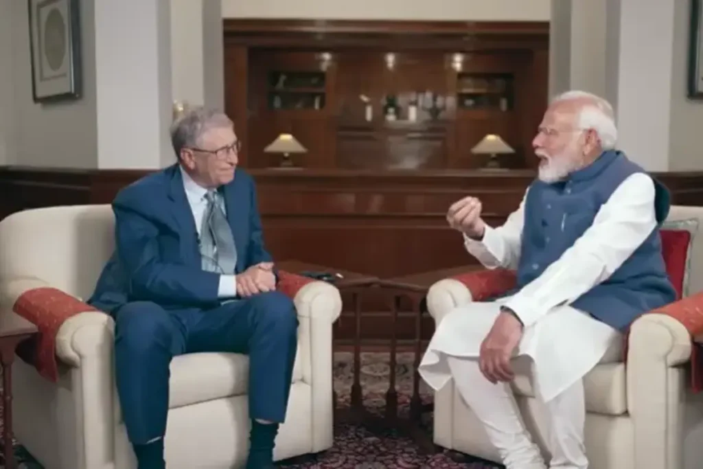 PM Modi and bill gates