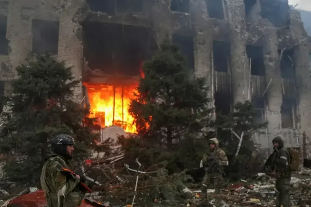 Russia attacks Chernihiv city