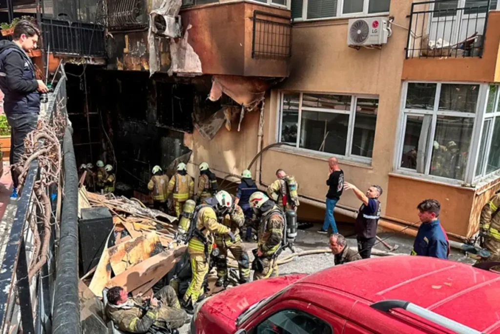 Istanbul fire Incident