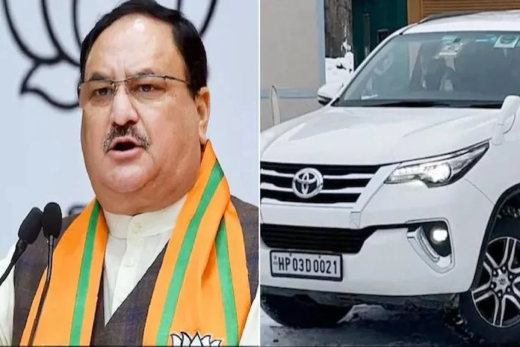 JP Nadda wife Fortuner Car recover from varanasi