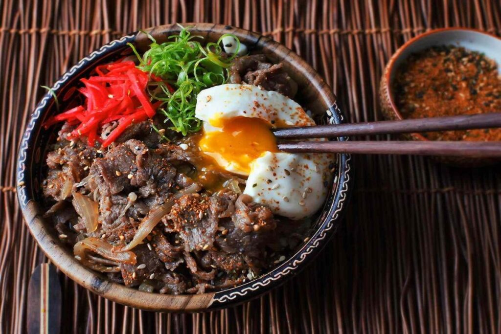 Japanese Dish Rice Bowl