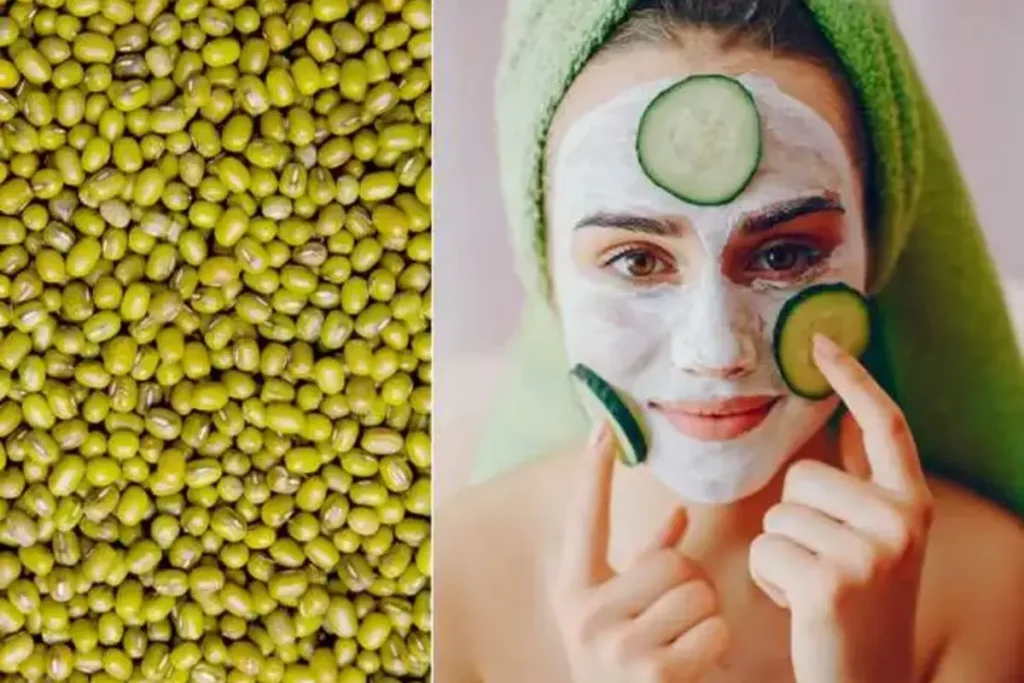 Make scrub from moong dal