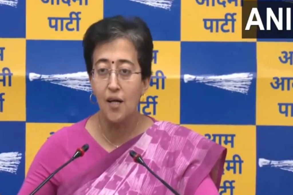 Minister Atishi marlena Slams BJP