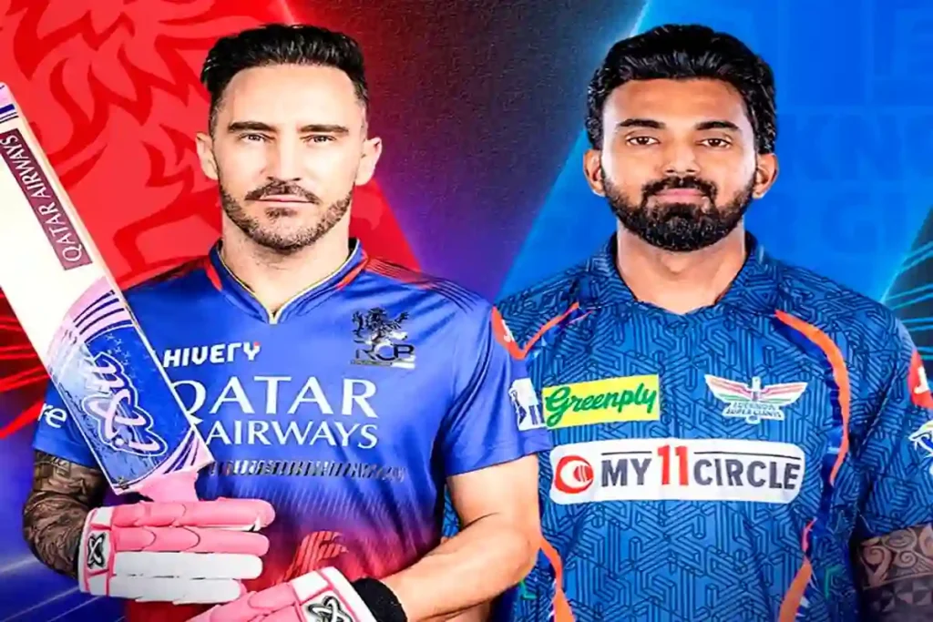 RCB Faf vs LSG KL