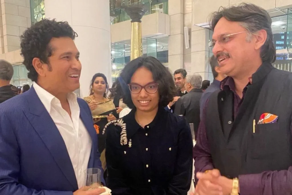 Rajeshwar Singh And Sachin Tendulkar