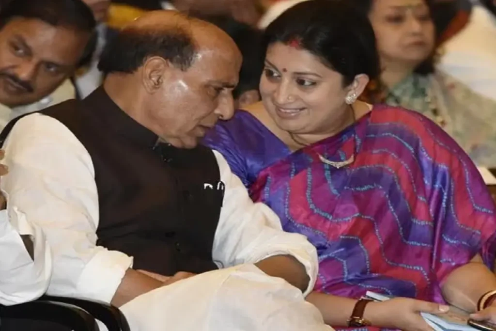 Rajnath Singh and Smriti Irani will file nomination today