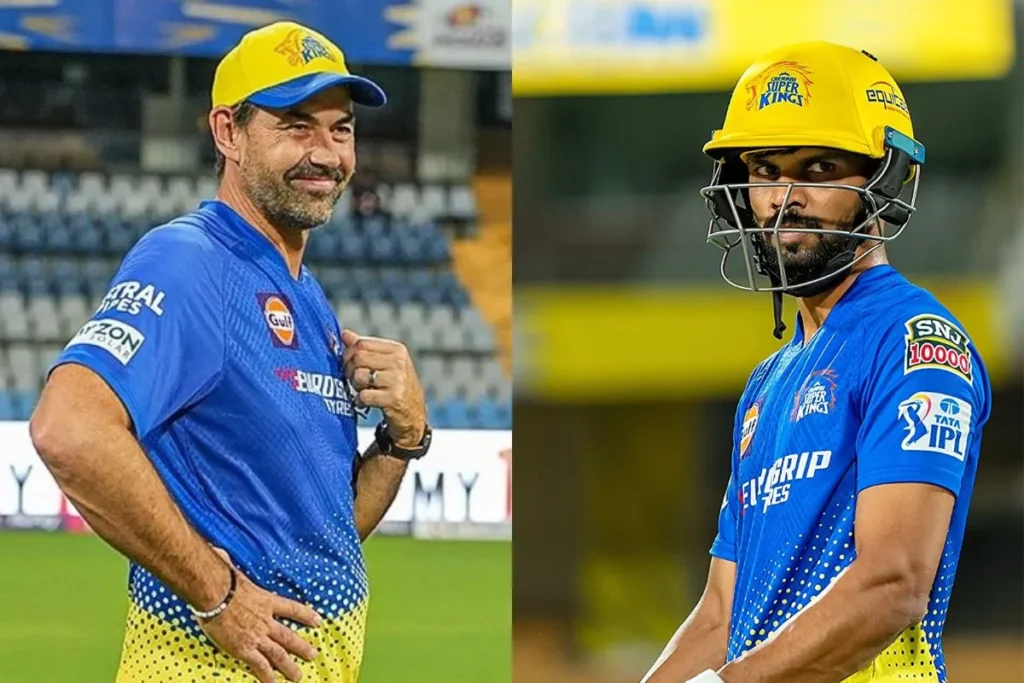 Stephen Fleming And Ruturaj Gaikwad